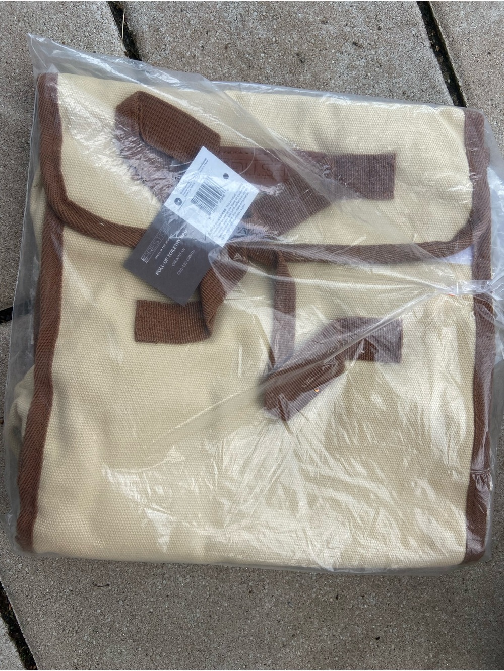 Cream And Brown Home Bedding Storage Basket Cover